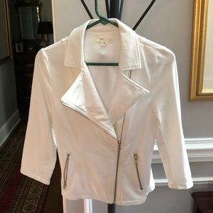 WHITE FOREVER 21 JACKET sz Medium